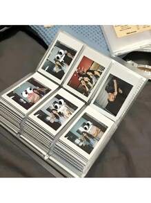 84/120/240 Kapazität tragbares klares Kunststoff Fotoalbum, transparenter Vinylaufbewahrungsordner für Fotos, Heimdekor Aufbewahrungsordner für Fotos, Ausweise, Visitenkarten, Bankkarten, Kinotickets, Briefmarken, Postkarten - Heimdekor Aufbewahrungsordner für Hochzeitsgästebücher, essentielle Büroartikel, Geburtstags-, Party- und Einschulungsgeschenke, Schulbedarf