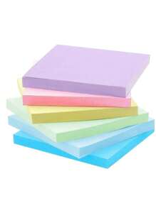 10sets 500pcs Square Colored Sticky Notes Pad For Office, Students Back To School,, Back To School Supplies, Back To School Stationery, Gifts For Girlfriends, Gifts From Teachers To Students, Gifts For Classmates, Back To School Gifts, Semi-Transparent Storage Bags, Personalized Makeup Bags,,Office Desk Accessories,School Essentials,Pencil Case,Pens,Teacher Supplies,Classroom Supplies
