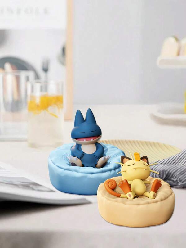 pokemon Figurina modello di Pikachu della serie Tempo libero Pokemon, in una posizione da sonno, come regalo