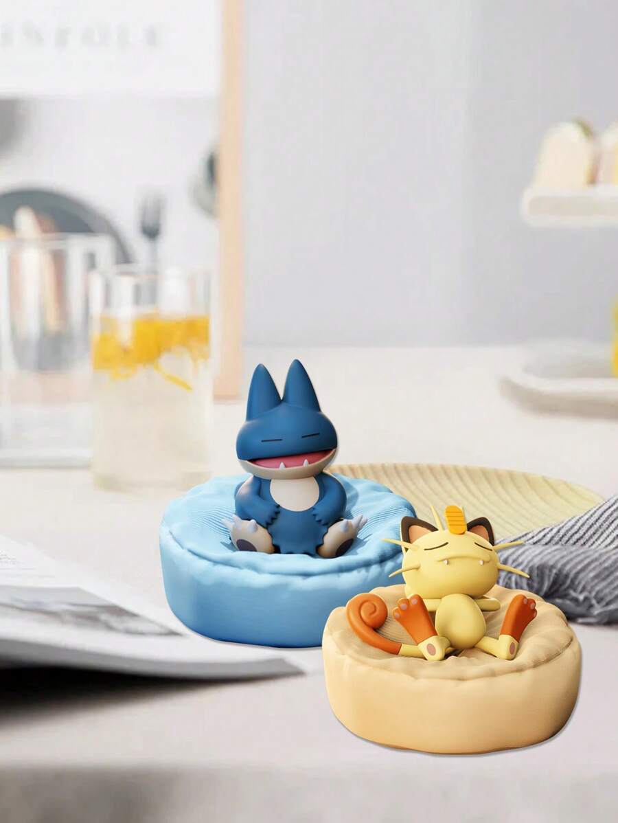 pokemon Figurina modello di Pikachu della serie Tempo libero Pokemon, in una posizione da sonno, come regalo