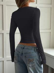 Vaiaye Women's Summer Knit Square-Neck Diamond-Cutout Sexy Cinched-Waist Christmas Slim Top