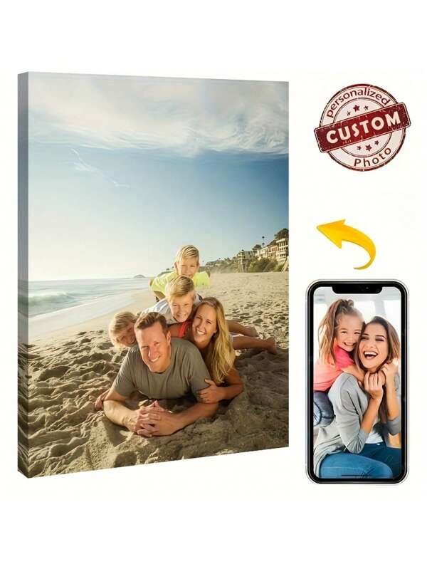 Carica le tue foto, personalizza poster senza cornice, stampa su tela personalizzata, regali ideali per coppie, famiglia, animali domestici, amici, matrimoni, anniversari, festa della mamma, San Valentino, arte da parete, decorazione per la casa, decorazione per la stanza