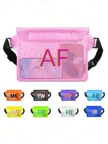 Personalized Name Waterproof Mobile Phone Bag, Personalized Waterproof Mobile Phone Bag, Universal Waterproof Mobile Phone Bag, Swimming Beach Protective Case, Bridesmaid Gift, Party Small Gift Waterproof Floating Laser Mobile Phone Bag - Multicolor - View 6