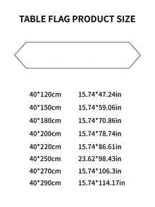 1pc Embroidered Lace Trim Table Runner With Tassel Decor, Suitable For Dining Table, Entryway Table, Side Cabinet, Holiday Decoration & Party Gift, Multiple Size Options - White - View 6
