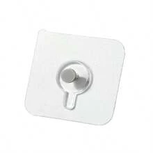 4 Peças Ganchos Adesivos Transparentes Sem Furos para Pendurar Quadros, Sem Danos, Organizador Sobre a Porta, Gancho para Roupas, Cabide de Parede, Gancho Adesivo de Parede, Organizador de Parede, Conjunto de Cabides, Moldura de Foto de Parede