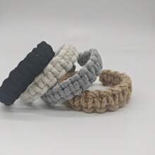 1 pieza Portacortinas de estilo bohemio tejido, portacortinas rústicos de granja, portacortinas elegantes livianos similares al lino para decoración del hogar, exterior, dormitorio, oficina