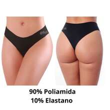 Kit 3 Calcinhas Tanga Importada Sem Costura Corte A Laser - Tanga Import DESC