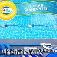 Pool Rope Floats To Divide Pool Adjustable 16 To 20 Feet Safety Rope With Floating Buoys Inground Swimming Shallow And Deep End Divider Barrier Braided Polymer With Anchor Hooks - Multi - View 5