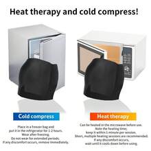 1 chiếc mặt nạ giảm đau nửa đầu có thể tái sử dụng, mũ giảm đau đầu, mũ giảm đau đầu bằng liệu pháp lạnh, mặt nạ làm mát giảm đau nửa đầu, mũ giảm đau đầu - Hồng, Đen - Nhiều màu - Xem 8