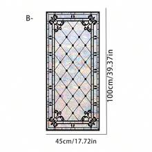1/4 Piece Rainbow Prism Window Film, PVC Refraction Decal For Glass Surface - Reusable, No Adhesive, Double-Sided Rainbow Sun Catcher, Suitable For Home And Office Decoration, Smooth Surface, Rectangular - Multicolor - View 14