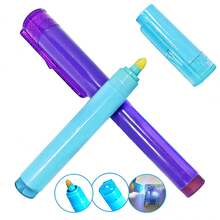 1 Unidade Caneta Detectora de Notas Falsas Identificador de Dinheiro Falso Caneta Euro Cor Aleatória Volta às Aulas - Multicolorido - Visão 2