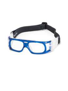 OBAOLAY Gafas deportivas de baloncesto OBAOLAY, gafas de fútbol que protegen los ojos contra impactos, de material de silicona y marco sólido de PC, que pueden reemplazar los lentes recetados para hombres y mujeres