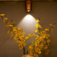 1 Stück Zylinderförmige Wandleuchte, LED Nummernschild Licht, Flurwandleuchte, Sensor Licht, Wanddekoration Licht, Nachtlicht, geeignet für: Wohnzimmer, Schlafzimmer, Hausnummer, Hof, Garten, Hotel, Flur, Restaurant, Geschäft, Schule, Krankenhaus, Hochzeit, Weihnachtsdekoration, USB betrieben.
