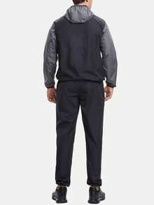 HOTSUIT Men's Sauna Suit, Running And Training Sportswear, With Zipper, New Year's Gift.