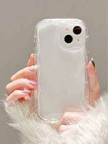 极简蝴蝶结设计优质柔软保护手机壳适用于 16 ProMax/16/16 Pro/16 Plus/15/15 ProMax/15 Pro/15 Plus/11/12/13/14 ProMax/XS/XR/11 Pro/11 ProMax/12 Pro/12 ProMax/13 Pro/13 ProMax/7 Plus/14 Pro/14 ProMax/14 Plus/12 Mini/13 Mini，创意女性风格 - 無色 - 查看 3