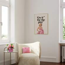 1PC Girl Room Decor, Wall Art, Bedroom Decor, Funny Wall Art, Retro Vintage Posters, Wall Decor Posters, Wall Canvas Decor, Ideal Gifts For Hallway Bedrooms And Living Rooms Birthday Graduation