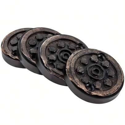 4pcs Round Lifting Pads Round Rubber Arm Pads For Car Auto  Lift Car Lift Tool Accessories