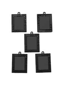 1 pièce Accessoires de bijoux DIY, base rectangulaire de 29*21mm, base avec incrustation de pierres précieuses vintage C06