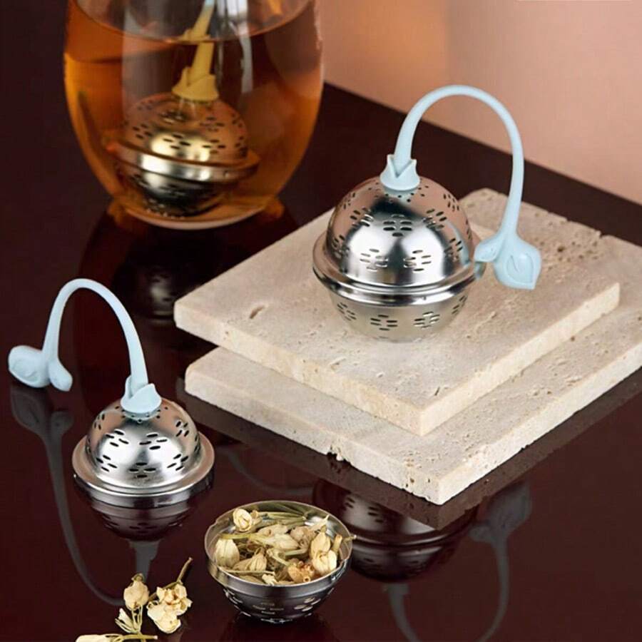1 Peça Infusor de Chá em Aço Inoxidável, Coador de Chá, Bola de Chá, Filtro Reutilizável para Folhas de Chá e Especiarias para Infusão de Chá, Preparo de Ervas, Cozimento de Sopas e Especiarias, De Volta às Aulas