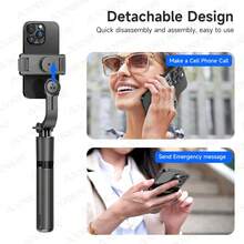 Portable Selfie Stick, Extendable Selfie Stick Tripod With Wireless Remote And Tripod Stand, Lightweight And Compact, Compatible With IPhone 15 14 13 12 Pro Xs Max X 8Plus, Android, GoPro - Black - View 6
