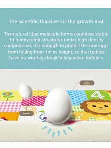 Foldable Baby Crawling Mat Thickened Baby Living Room Household Crawling Mat Children's Foam Floor Mat - Multicolor - View 4