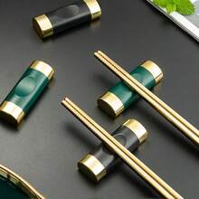 10pcs Japanese Style Kitchen Utensil Set, Sushi Chopsticks, High-Quality Reusable Fiberglass Chopsticks, Suitable For Holiday Gifts, Elegant Stainless Steel Reusable Chopsticks, Suitable For Japanese, Chinese, Korean Cuisine - Multicolor - View 5