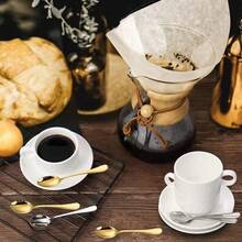 Demitasse Espresso Spoons, Mini Coffee Spoon, Stainless Steel Small Spoons For Dessert, Tea,Set Of 6 (Gold) - Vàng - Xem 4