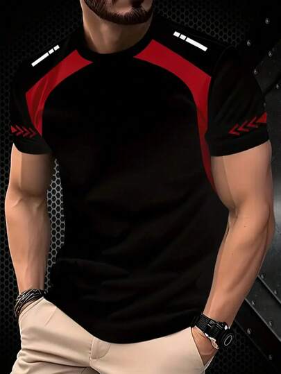 Men's Soft & Comfortable Short Sleeve Activewear Top