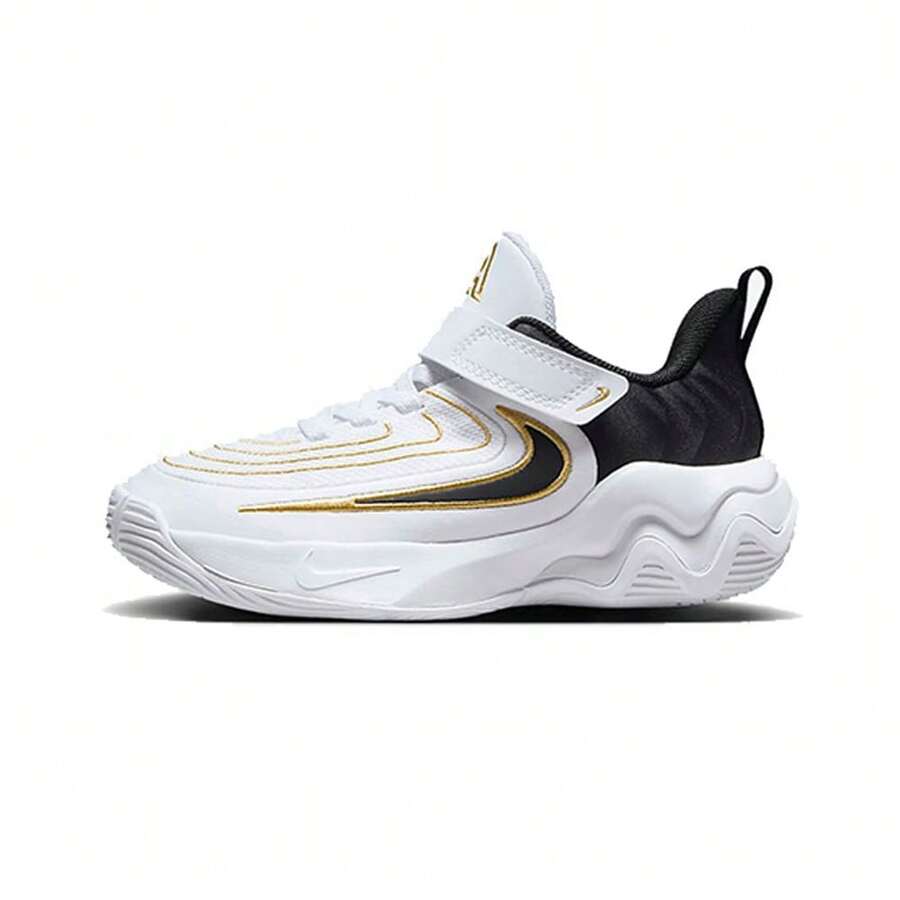 Nike GIANNIS IMMORTALITY 4 (PS) Thick Sole Casual Basketball Shoes For Teenagers, Daily Wear - White Black - View 1