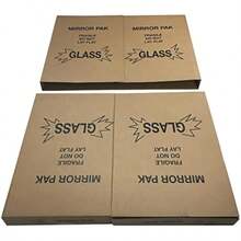 3 Picture & Mirror Moving Boxes For Large Pictures Up To 40x60" (Includes 12 Pieces, To Fit 3 Sets Of Mirror) - None - View 6