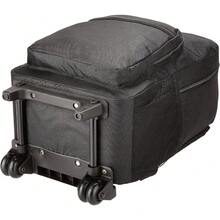 Local Delivery-- Double Handle Rolling Backpack, Black, 17-Inch