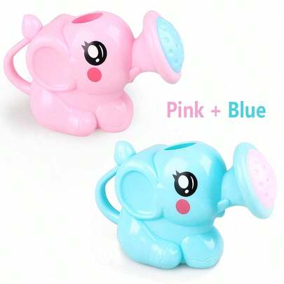 1pc Elephant Shaped Water Spray Bath Toy, Animal Water Pump Shower Toy For Infant & Toddler Bath Time, Baby Swimming Pool Toy, Sensory Bath Toy, Gift For Baby Girl, Boy, Christmas Stocking Stuffer