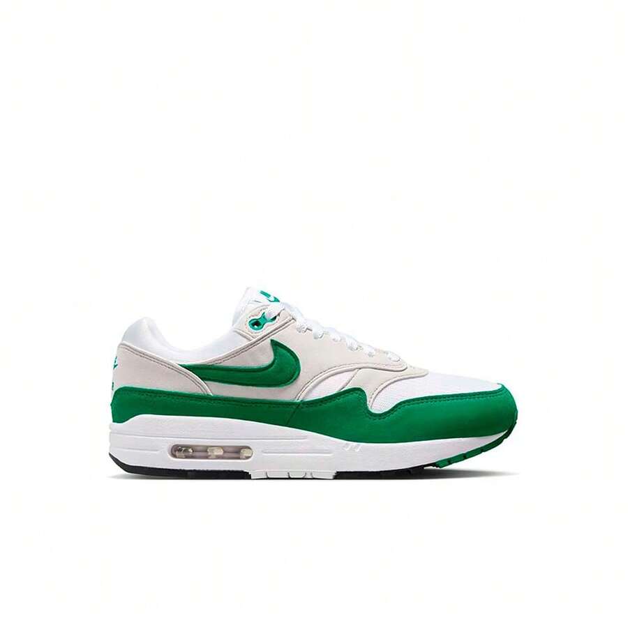 Nike Air Max 1 - Giày thể thao nữ, thời trang giản dị đa năng - Xám trung tính/Trắng/Đen/Xanh ngọc bích - Xem 1