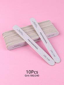 50/30/10pcs Thin Wood Sandpaper Nail Files, 100/180 Mesh Wood Sandpaper Grinding Files, 180/240 Mesh Double-Sided Polishing Files, Professional Manicure Polishing Files, Boat-Shaped Pedicure Double-Sided Wooden Polishing Files, Suitable For Natural Nails, Home Salons, Crystal Nails, Etc. - Multicolor - View 15
