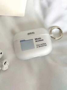 1pc Transparent Matte Soft Case + Button, Compatible With Apple 1/2/Pro/Pro2/3/4 - Multicolor - View 4