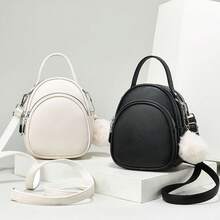 スーパーホット小さなバックパックレディースバッグ 2025 新しい多用途カジュアルミニバックパック女性の多層バックパック小さなバックパック - ブラック - チェックする 3