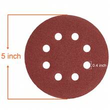 150 PCS 5 Inch Sanding Discs Set, 8-Hole Round Hook And Loop Sandpaper For Orbital Sander, 10 Grits Include 60, 80, 100, 120, 150,180, 240, 320, 400, 600 Grit, For Metal, Wood, Car Sanding