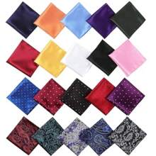Jeatonge Pocket Squares For Men 20 Pack Mens Pocket Squares Handkerchiefs Set Assorted Colors With Box