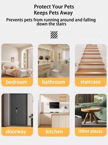 可伸缩门狗门，适用于门口，43.31英寸/59.06英寸/70.87英寸宽，适用于宠物的走道、门、楼梯门，夏季室内狗门，可伸缩门栅栏，宠物用品，宠物家具，猫，小型和中型犬，可伸缩栅栏