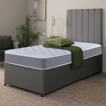 eXtreme Comfort Spring Coil Diamond Grey Essentials Mattress Foam Free Spring Coil, Plush Feel, Cool Touch Plus Sleep Surface, 20cm Deep, Grey, Maximum Value - Grey - View 5