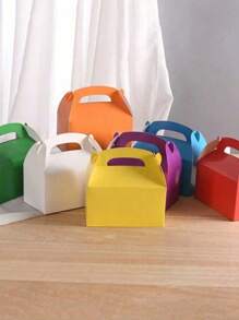 12 Stücke Geschenkboxen aus Papier für Partys, faltbare Geschenktüten geeignet für Schmuck, Süßigkeiten, Dessert Verpackung