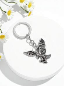 1pc Vintage Eagle Shape Keychain, Unisex Fashion Personalized Decor, Suitable For Men, Women, Couples, Cars, Bags Car Accessories Bag Charm Backpack For School