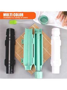 寿司滚筒发射器寿司制作滚筒，饭滚筒，寿司卷模具塑料，寿司模具压枪，放米饭，蔬菜和肉类自制DIY寿司制作工具厨房用具，易于制作寿司，非常适合初学者和儿童在家制作自己的寿司卷。 - 彩色 - 查看 1