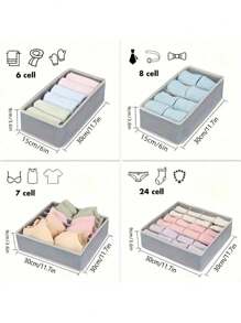 6/7/8/24 Grids Fabric Bra Storage Box, Lingerie & Socks Organizerbedroom,Organizer,Organiser,Home Storage,White T Shirt Women,Black Pants Women,Ladies Winter Clothes,Dress,Winter Clothes For Ladies,Elegant Woman Dresses,White Shirt For Ladies,Long Sleeve,White Jumpsuit For Women,Spring Dresses For Women,Spring Outfits For Women,Spring,Spring Clothes,Minimalist,Summer Tops