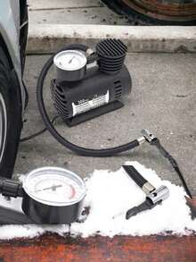 AirePortátil Plus Compresor de aire, mini compresor de aire portátil, bomba de inflador de neumáticos eléctrico - Negro - Ver 7