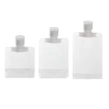 3 Stück/10 Stück [Verstärkte Reise-Portionsbeutel] Kosmetik-Portionsbeutel, Lotion-Portionsbeutel, Duschgel-Portionsbeutel, Shampoo-Portionsbeutel, tragbare Reise-Gesichtsreiniger-Portionsbeutel, Schulanfang