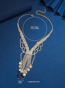 1pc Women's Elegant Luxury Gold Flower Rhinestone Inlaid Anklet, Suitable For Summer Beach Vacation, Casual Party