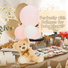 3 paquetes de osos de peluche, animales de peluche a granel, lindos osos de peluche pequeños, osos de peluche pequeños para niños como decoración central en baby shower, 14 pulgadas