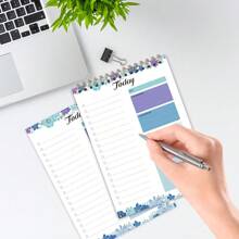 1pc/4 Styles, B6 Daily Delegate Notepad-To-Do Notebook, Double Sided 60 Pages 100gsm Thick Paper 7.1x5.1in Coil Notepad, Daily Planner, Work Planner, Back-To-School Season, School Supplies, Notebooks School Supplies, Back To School