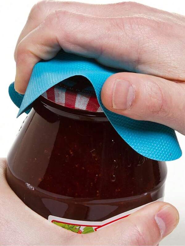 1 stuk vierkante rubberen antislip blikopener, keukengereedschap